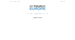 Desktop Screenshot of mytourofeurope.com