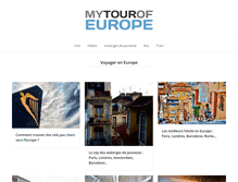 Tablet Screenshot of mytourofeurope.com